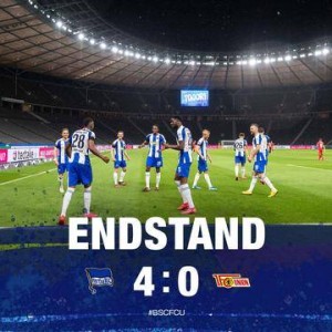  柏林赫塔进攻效率提升，连续三场取得进球上双